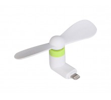 Мобільний вентилятор Lightning біло-зелений