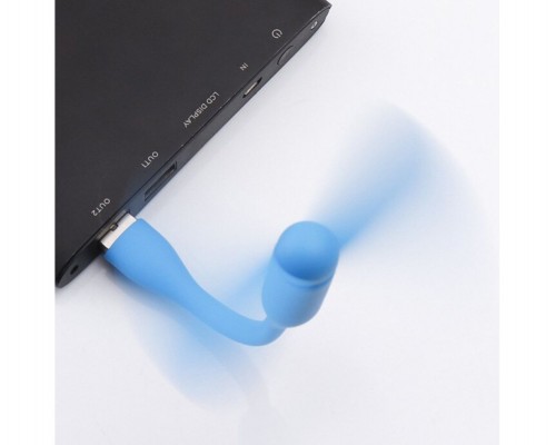 Мобільний вентилятор USB синій