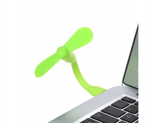 Мобільний вентилятор USB зелений