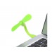 Мобильный вентилятор USB зеленый, от повербанка / ноутбука и др.