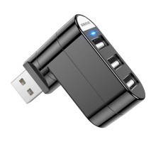 Мультиадаптер хаб Borofone DH3 3в1 USB to 3 USB 2.0 (F)