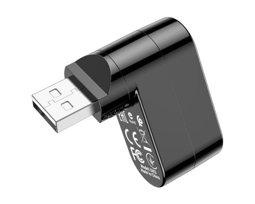 Мультіадаптер хаб Borofone DH3 3в1 USB to 3 USB 2.0 (F)