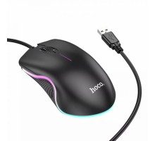 Мышь Hoco GM19 Enjoy gaming luminous wired mouse чёрная