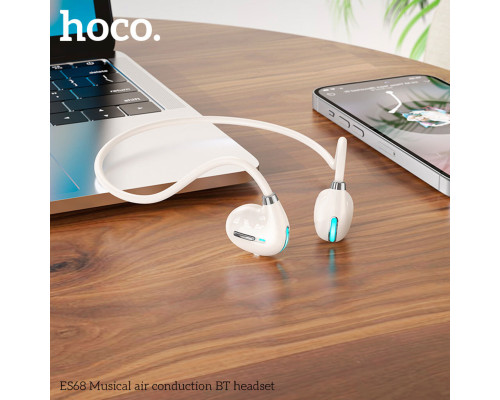 Наушники беспроводные Hoco ES68 Bluetooth, вкладыши, белые