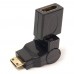 Перехідник PowerPlant HDMI AF – micro HDMI AM, 360 градусів