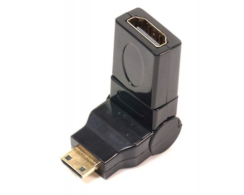Перехідник PowerPlant HDMI AF – mini HDMI AM, 360 градусів