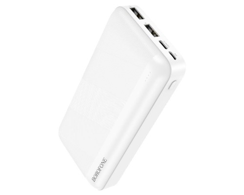 Повербанк Borofone BJ27A 20000mAh | 2USB/Type-C, 2.1A | white