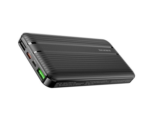 Повербанк Borofone BJ9 10000mAh USB 18W QC3.0, Type-C 18W PD, USB-A 5V-2A / In: Type-C 18W, micro 18W с LED индикатором, Чёрный