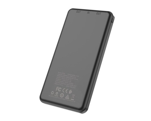 Повербанк Borofone BT28 Beneficial (10000 mAh / Out: 2USB 5V/2A / In: micro-USB 5V/2A) Чорний