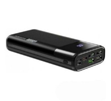 Повербанк Borofone DBT01 (40000mAh / Out: 4xUSB-A 18W QC3.0, Type-C 18W PD / In: Lightning, micro-USB, Type-C PD18W 5V/3A ) с LED Дисплеем, Чёрный