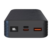 Повербанк XO PR144 (20000mAh / Out: USB-A 22.5W QC3.0,Type-C PD 20W / In: Lightning, Type-C 18W ) с LED Дисплеем, Чёрный