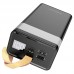 Повербанк Borofone BJ18A Coolmy (30000 mAh/Out: 2USB 5V/2A/In: Type-C, micro-USB 5V/2A) з LED дисплеєм та функцією настільної лампи, Чорний