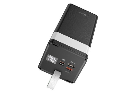 Повербанк с быстрой зарядкой Hoco J86A 50000mAh QC22.5W/PD20W/LCD/Lamp, Black