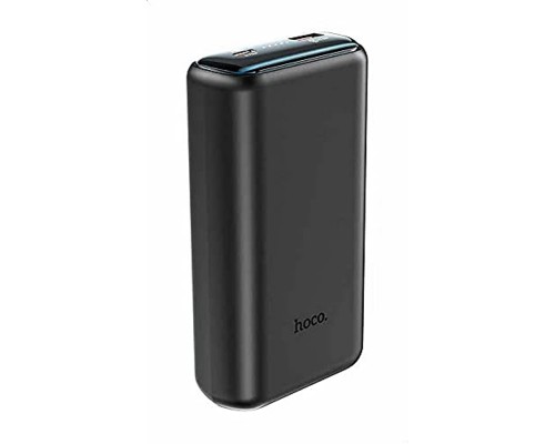 Повербанк Hoco Q1A Kraft (20000 mAh / Out: USB-A 22.5W, Type-C 20W / In: Type-C 20W) з LED Дисплеєм, Чорний