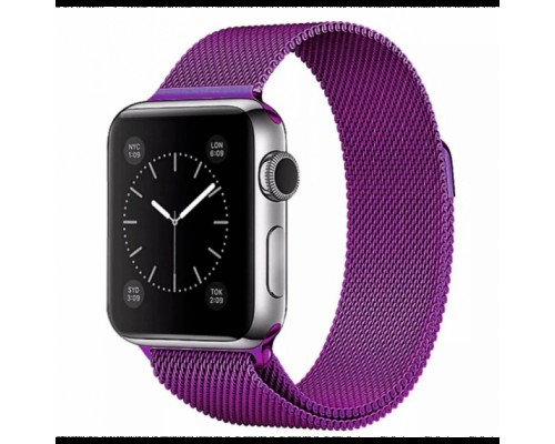Ремінець Міланська петля для Apple Watch Band 42/ 44 mm фіолетовий