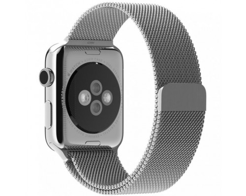 Ремешок Миланская петля для Apple Watch Band 42/ 44 mm светло-серый