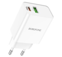 Зарядний пристрій Borofone BA69A Resource PD20W+QC3.0 Білий