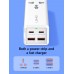 Подовжувач мережі LDNIO SC1418 Power Strip PD/QC 65W Білий