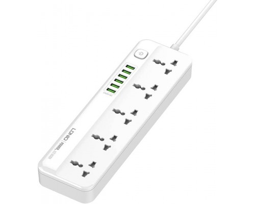 Сетевой Удлинитель LDNIO SC5614 5 socket / 6 USB Белый