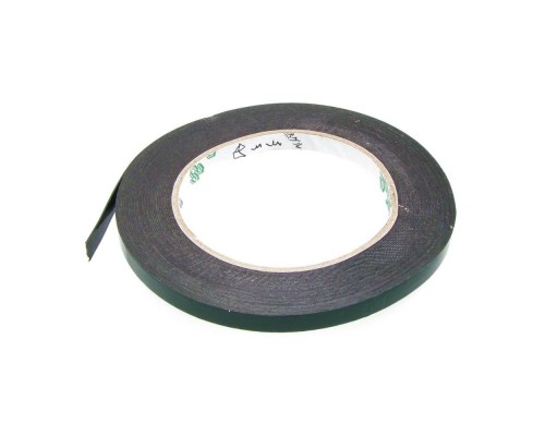 Скотч двосторонній ширина 8мм, товщина 0,5мм (зелений) на поліуретановій основі.