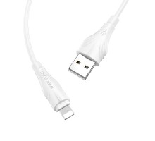 USB Borofone BX18 Lightning 2m Білий