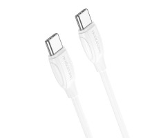 USB Borofone BX19 60W Type-C to Type-C Білий