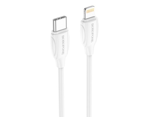 USB Borofone BX19 Type-C to Lightning 20W 1m Белый