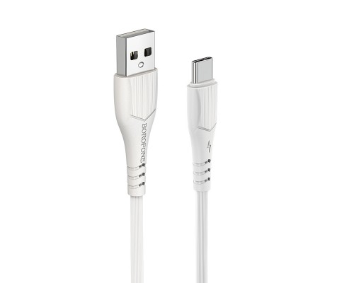 USB Borofone BX37 Wieldy Type-C Білий