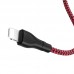 USB Borofone BX39 Beneficial Lightning Чорно-Червоний