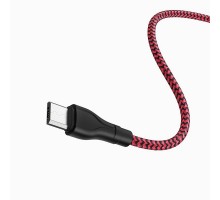 USB Borofone BX39 Beneficial Micro Чорно-Червоний