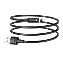 USB Borofone BX41 Amiable magnetic Lightning Чорний
