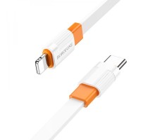 USB Borofone BX89 PD20W Union Type-C to Lightning Біло-жовтогарячий