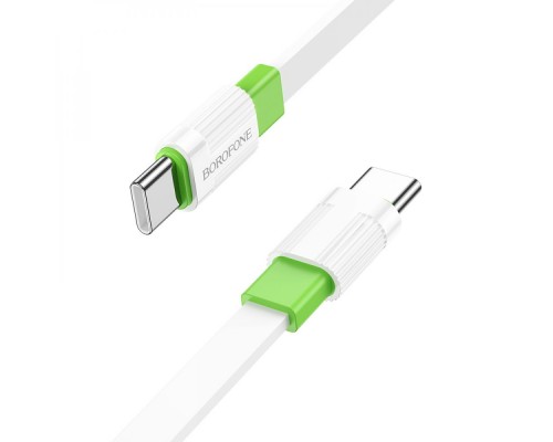 USB Borofone BX89 Union 60W Type-C to Type-C Біло-зелений