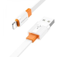 USB Borofone BX89 Union Lightning 2.4A Бело-оранжевый