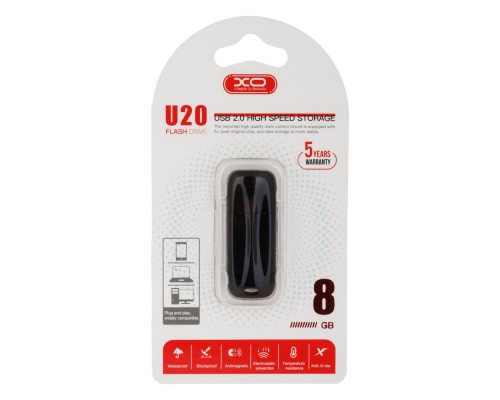 USB Flash Drive XO U20 32GB Чорний