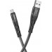 Кабель Hoco U105 USB to MicroUSB 1.2m чорний