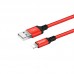 USB Hoco X14 Times Speed Lightning Червоно-Чорний