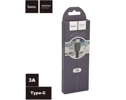 USB Hoco X20 Type-C 1m Чорний