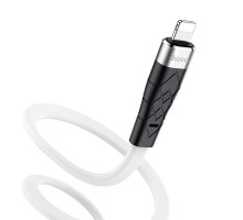 USB Hoco X53 Angel Lightning 1m Белый