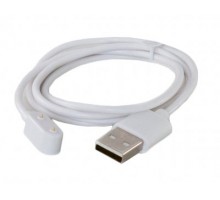 USB кабель для дитячих смарт годинників Y01S/ Y01A/ Y02/ Y03/ Y05/ Y5S/ Q1/ Q2/ Q1S/ Z1/ Z1S/ Z1Y/ Z2/ Z2Y/ Z2S/ Z3/ Z5/ Z5Q/ Z3D/ Z6 білий