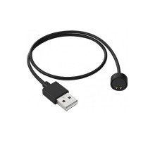 USB кабель для фітнес браслета Xiaomi Mi Band 5/6 0.3m чорний