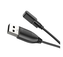USB кабель для смарт часов универсальный магнитный 2 pin (4 x 9.5 mm) черный