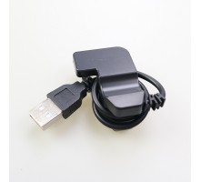 USB кабель для смарт часов универсальный прищепка (2 pin) 3 mm черный