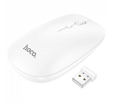 Wireless Мышь Hoco GM15 Art dual-mode business wireless mouse |BT5.0, 2.4G, 800/1200/1600dpi| Белый