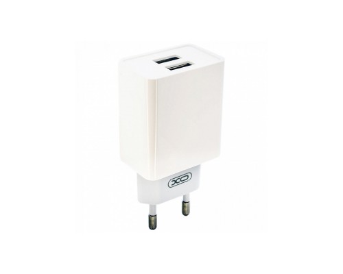 Зарядное устройство XO L65 EU 2USB 2.4A White