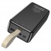 Повербанк Hoco J91B (30000 mAh / 2USB 5V,2A / In: Type-C, micro-USB) LED indicator, black