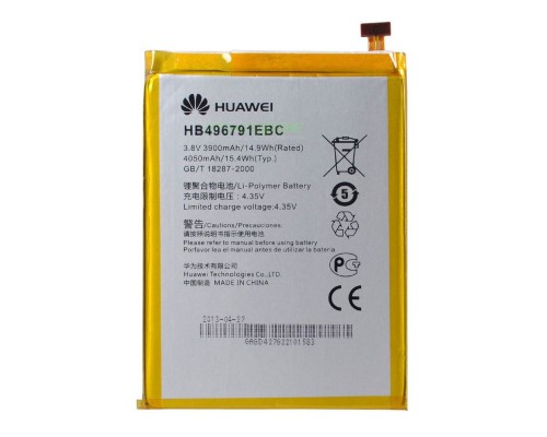 Аккумулятор для Huawei Acsend Mate, MT1, MT1-U06, MT2-C00 (HB496791EBC, HB496791EBW) [Original PRC] 12 мес. гарантии