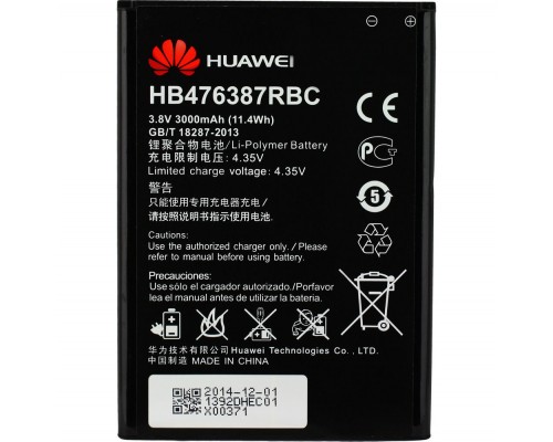 Аккумулятор для Huawei Honor 3X / HB476387RBC [Original] 12 мес. гарантии