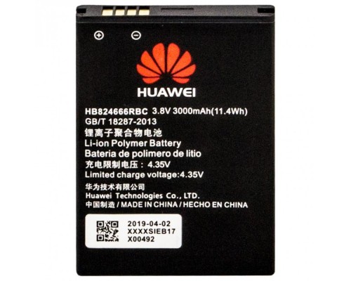 Акумулятор Huawei WIFI Router E5577, HB824666RBC 3000 mAh [Original] 12 міс. гарантії