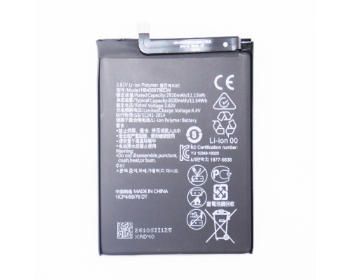 Акумулятор Huawei Y6 2019 (MRD-LX1F, MRD-LX1, MRD-LX3, MRD-LX1N) HB405979ECW 3020 mAh [Original PRC] 12 міс. гарантії